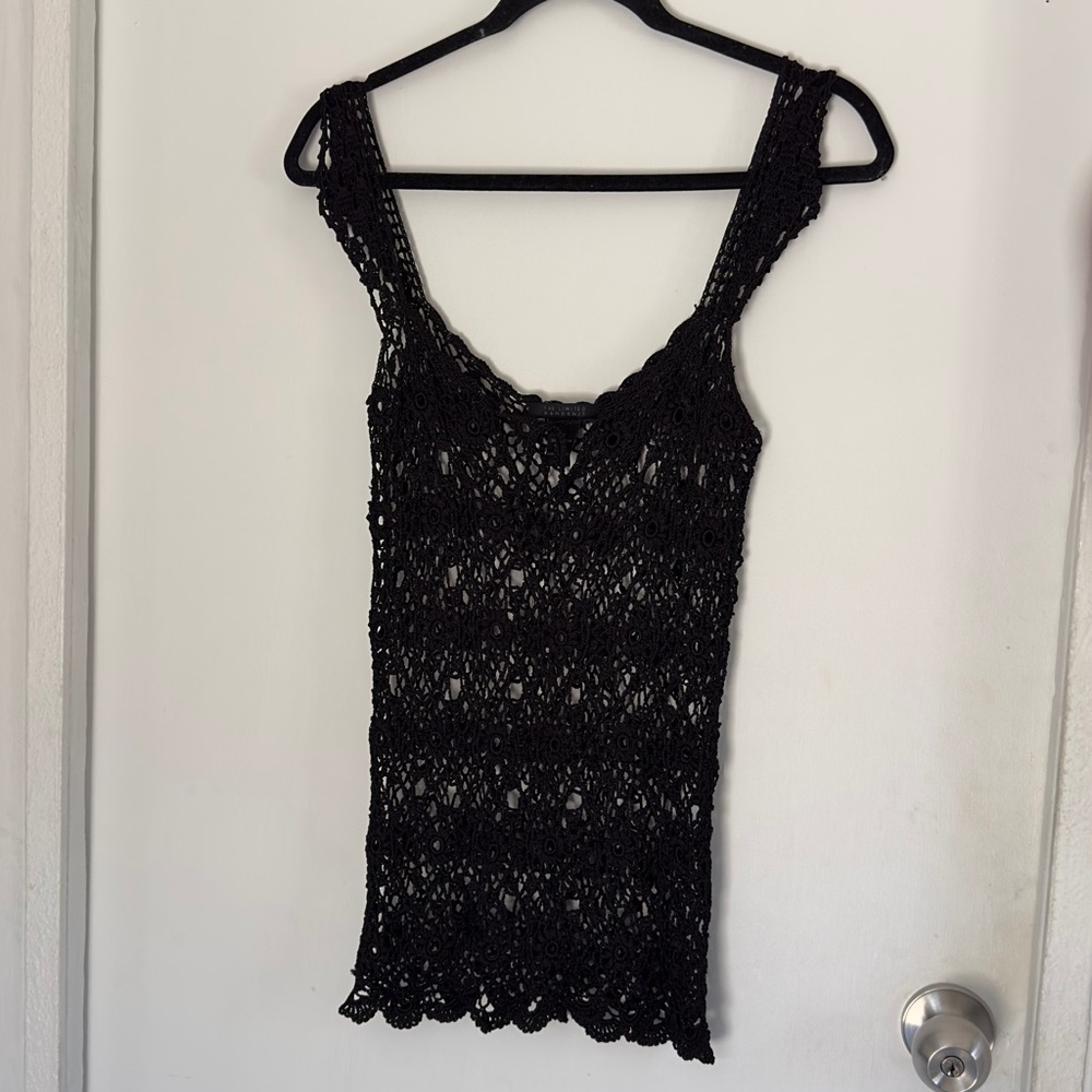 THE LIMITED HANDKNIT flowers top